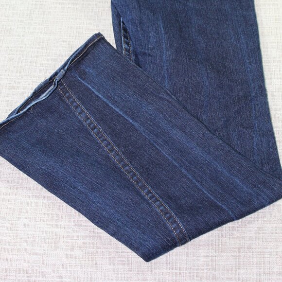 Vintage 90's True Religion Low Rise Bootcut Jeans Size 32 - LIKE NEW - Picture 2 of 9